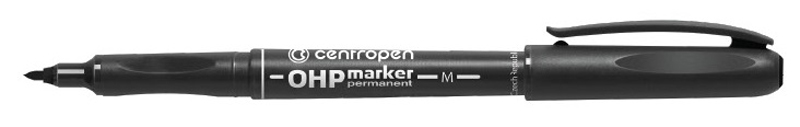 CENTROPEN popisovač 2637 černý M OHP permanent