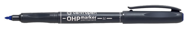 CENTROPEN popisovač 2637 modrý M OHP permanent