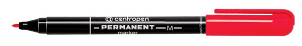 CENTROPEN popisovač 2846 červený permanentní