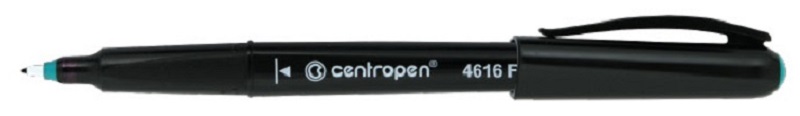 CENTROPEN popisovač 4616(2616) CD/DVD zelený perman. liner