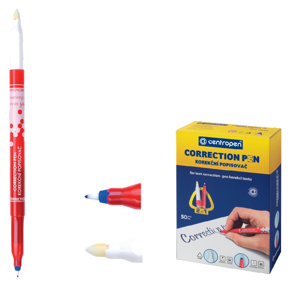 CENTROPEN popisovač korekční 3649