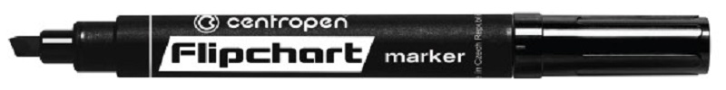 CENTROPEN značkovač 8560 černý flipchart