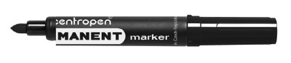 CENTROPEN značkovač 8566 černý permanent