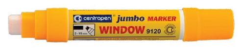 CENTROPEN značkovač 9120 oranžový JUMBO WINDOW