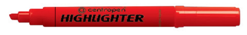 CENTROPEN zvýrazňovač 8552 červený