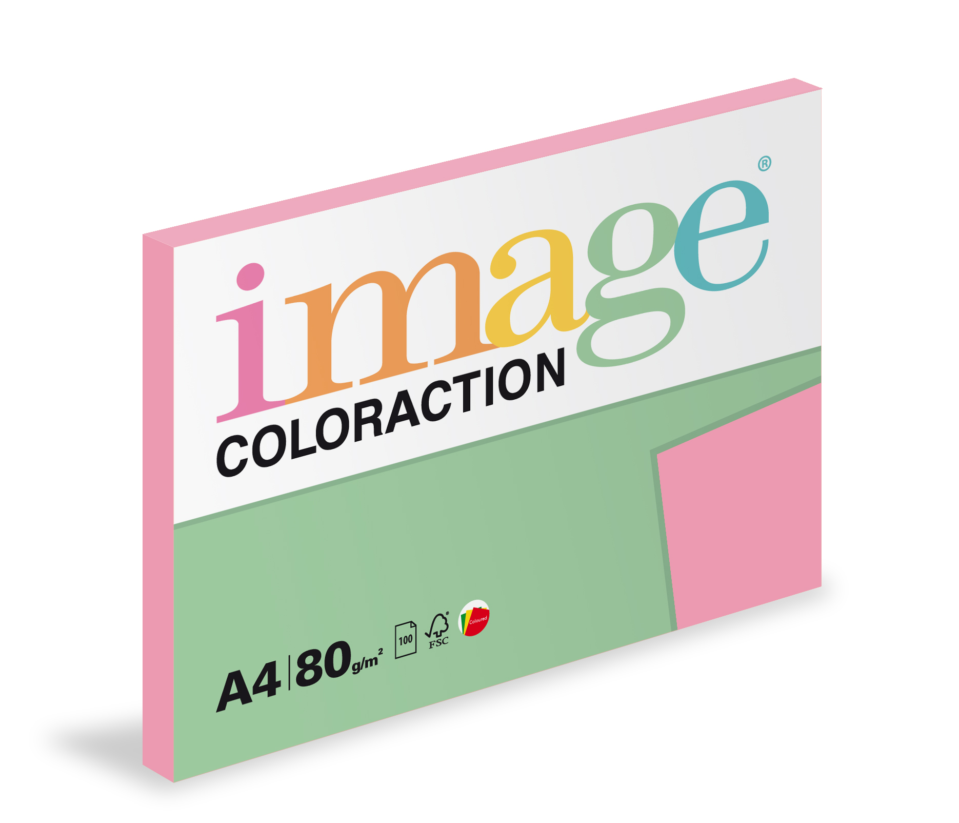 Coloraction A4  80g 25 Coral - starorůžová/100 393495