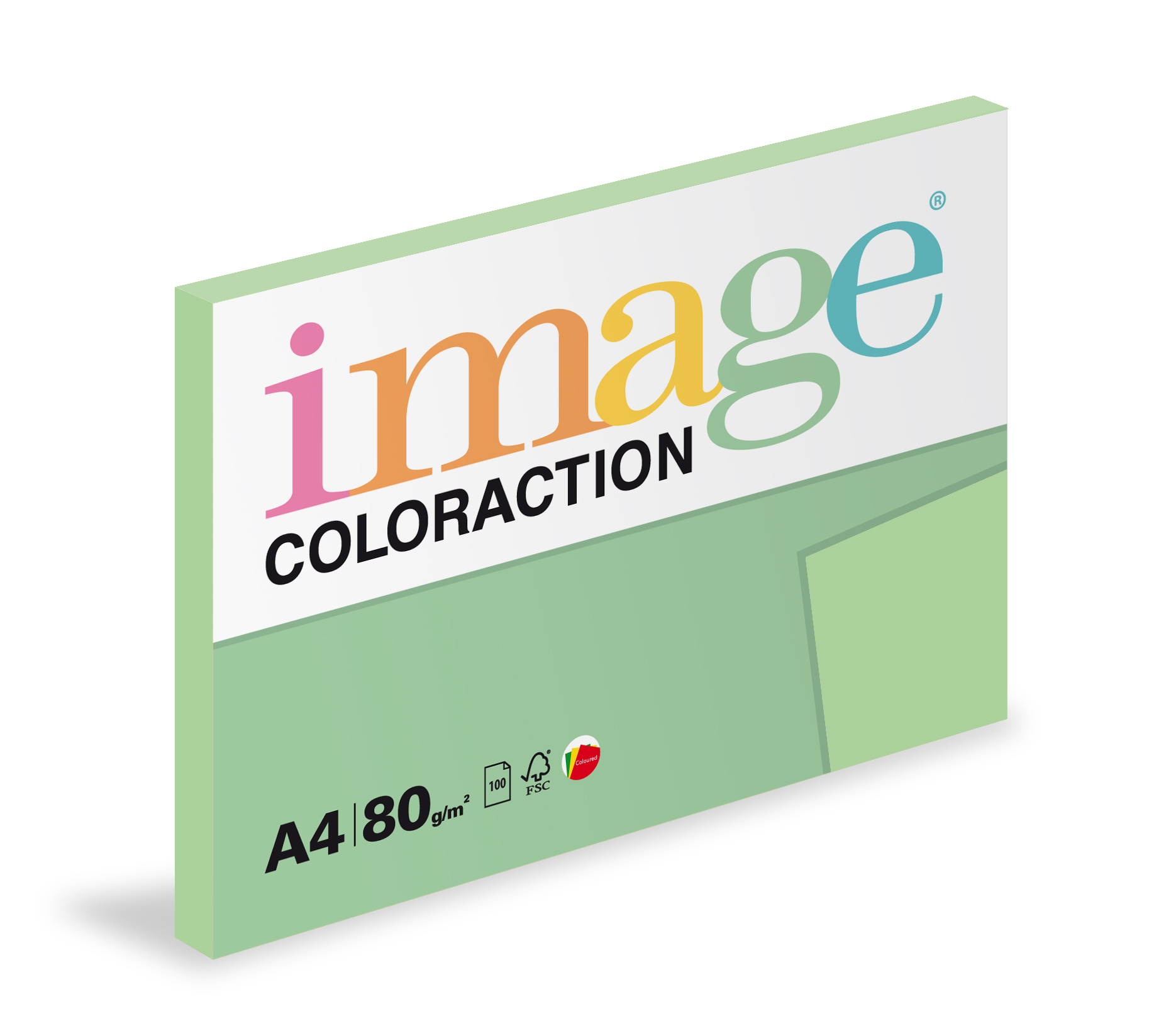 Coloraction A4  80g 28 Forest - pastel. zelená/100 393491