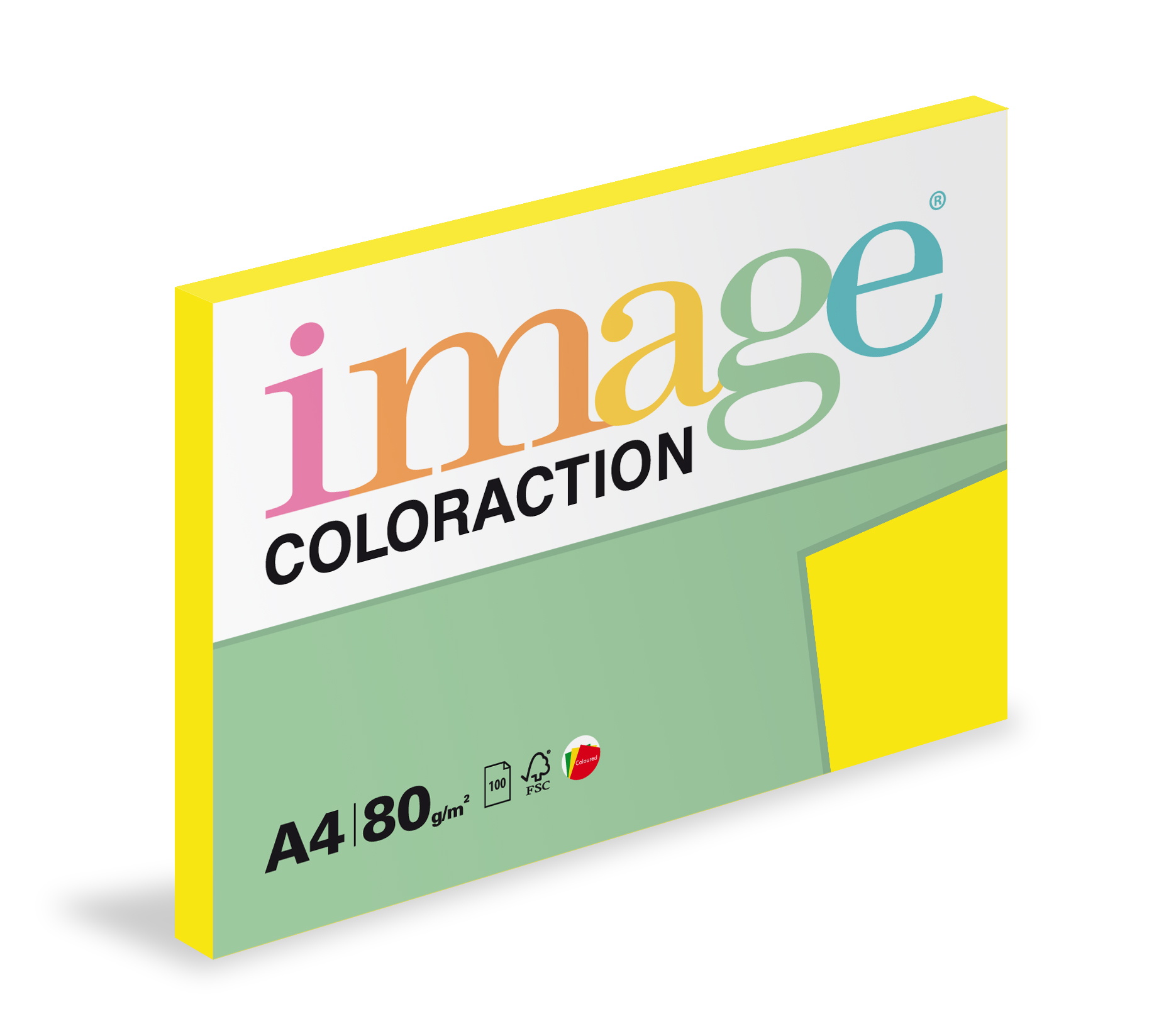Coloraction A4  80g 50 Sevilla - sytá žlutá/100 393508