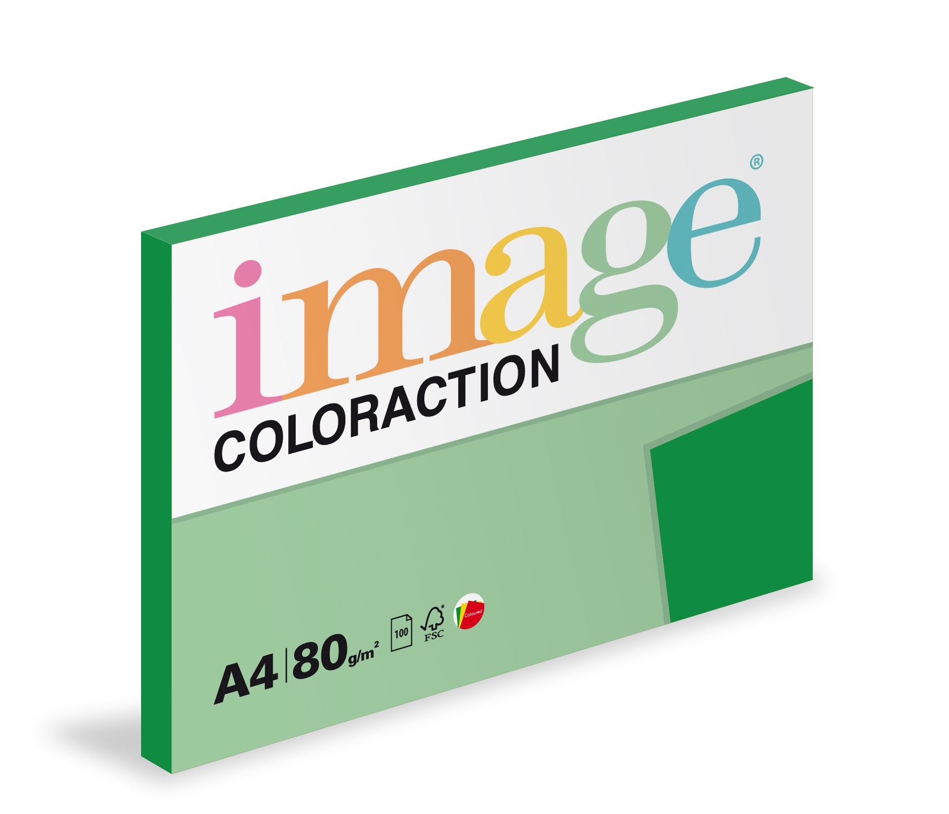 Coloraction A4  80g 63 Dublin - sytá zelená/100 393506