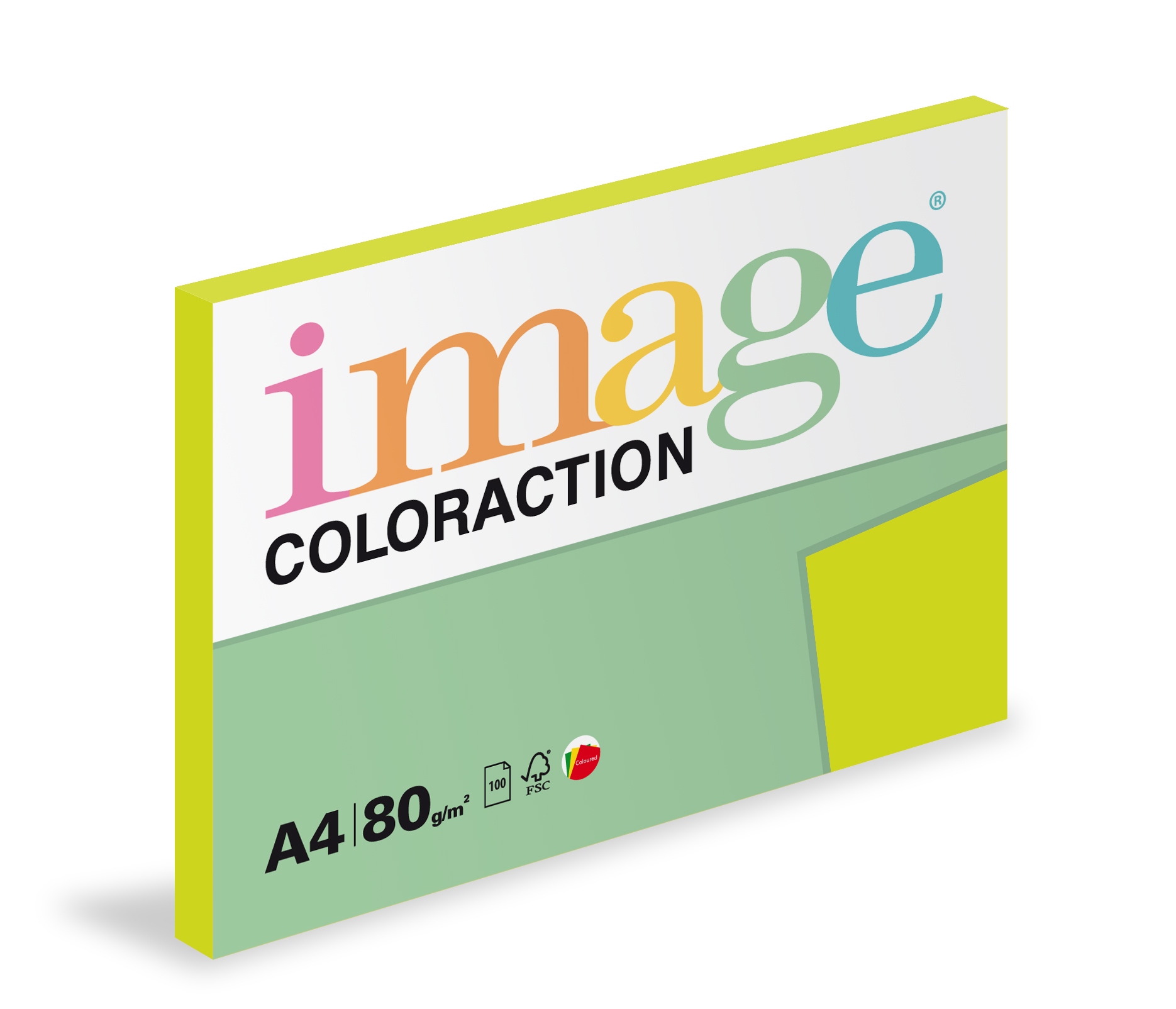 Coloraction A4  80g    Rio - reflexní zelená/100 393514