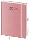 *H26  DPP432-06-26   Diář denní B6 Print Pop - růžová  , 120x165