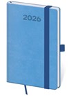 *H26  DPP436-07-26   Diář týdenní kapesní Print Pop - světle modrá , 90x140