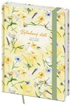 *H26  DZ439-3-26   Diář týdenní B6 bylinkový Herbs s gumičkou , 125x176
