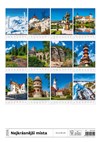  nástěnný kalendář  Nejkrásnější místa České republiky