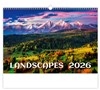 *H26  N128-26  nástěnný kalendář  Landscapes , 450x315(70)