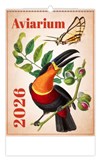 *H26  N143-26  nástěnný kalendář  Aviarium   NEW , 315x450(70)