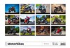   nástěnný kalendář  Motorbikes