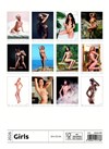 nástěnný kalendář  Girls