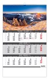 *H26  N203-26  nástěnný kalendář  Hory – 3měsíční/Hory – 3mesačné  , 315x450(70)