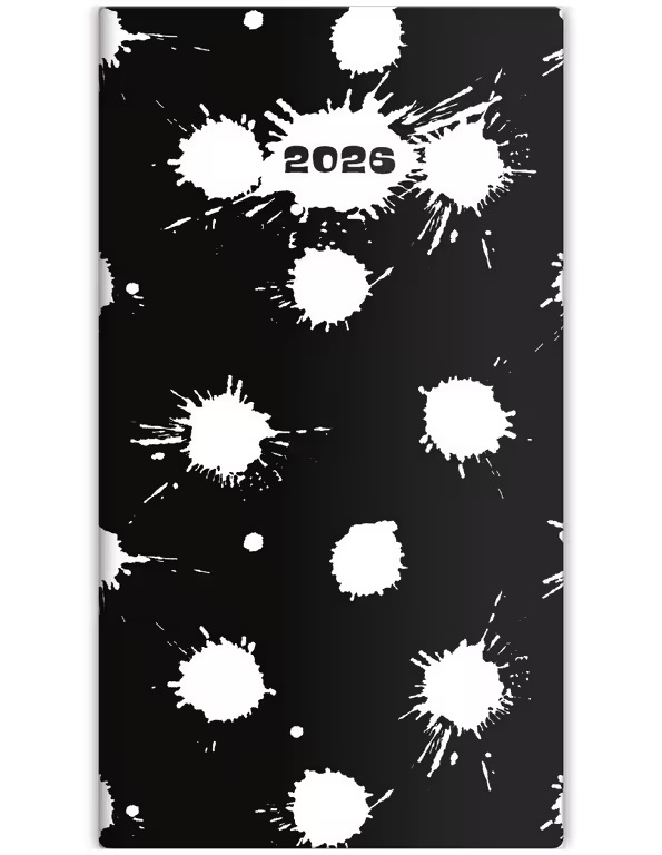 *H26  PN02-05-26  PVC Diář kapesní - Napoli čtrnáctidenní - design 5 , 85x154