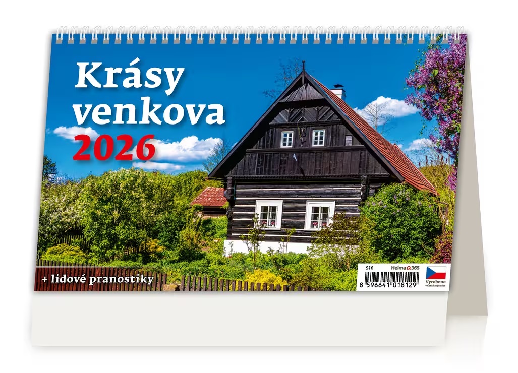 *H26  S16-26  stolní  Krásy venkova , 226x139(30)