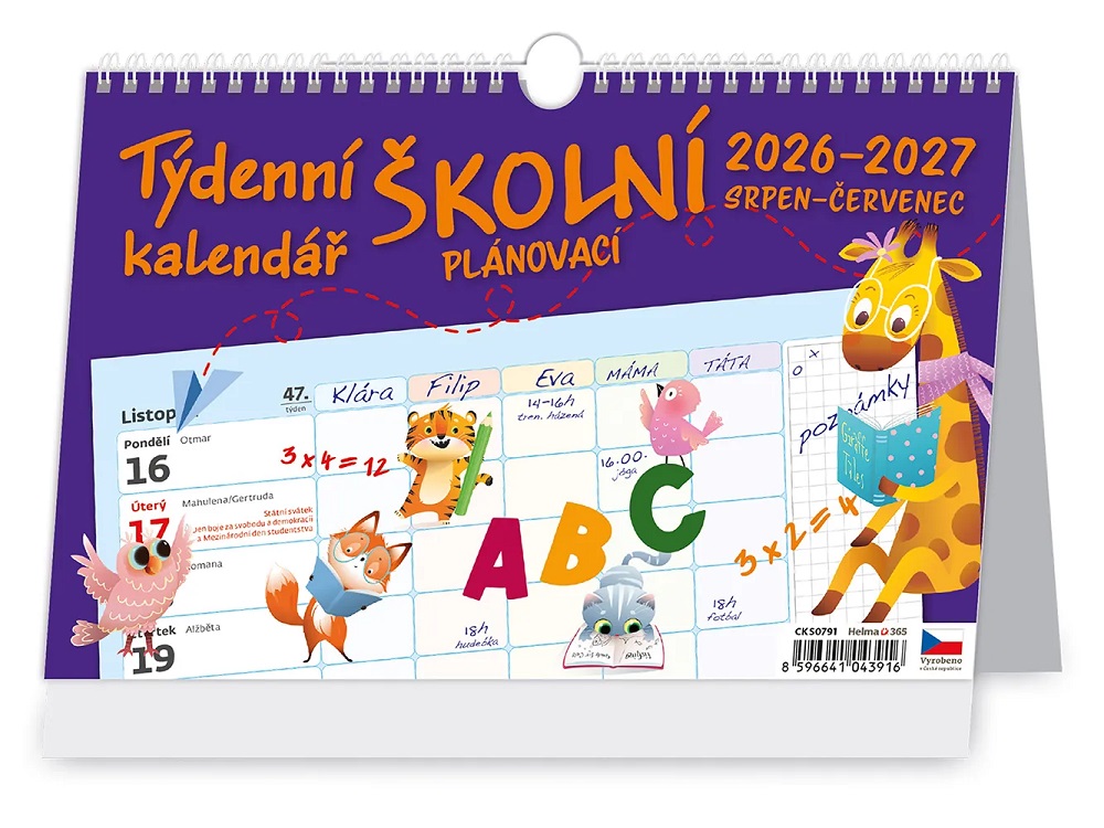 *H27 Týdenní plánovací kalendář - školní CKS0791