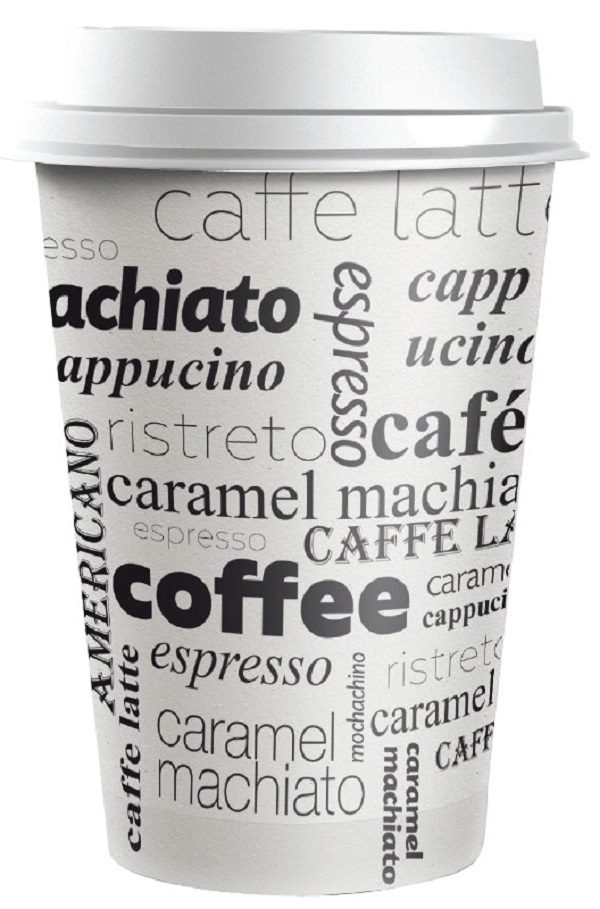 Kelímek na kávu 0,1 l Coffee to go - potisk 926.01 bal.50ks