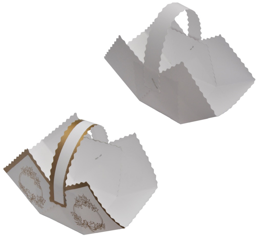 Košíčky svatební - zlatý potisk 913.05