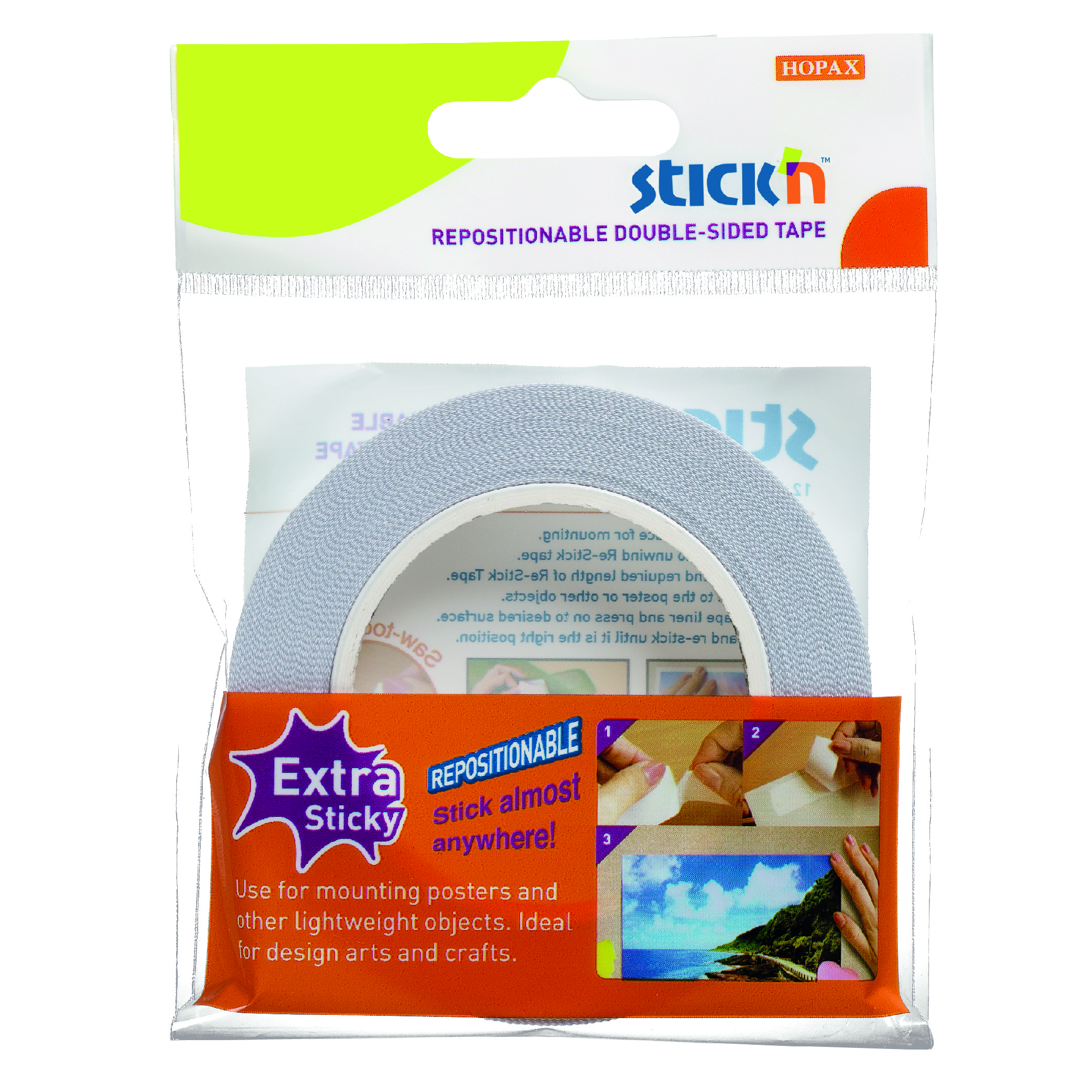 Lepicí páska oboustr odnímatelná 25mmx12m 24006