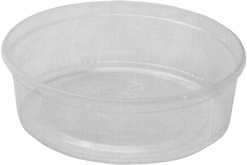 Miska kulatá průhledná 125ml  77412