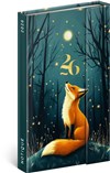 *P26  PGD-35538-V  NOTIQUE Týdenní magnetický diář Liška 2026, 13 x 21 cm