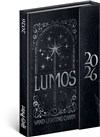 *P26  PGD-35571-Z  NOTIQUE Týdenní magnetický diář Harry Potter –  Lumos 2026, 11 x 16 cm