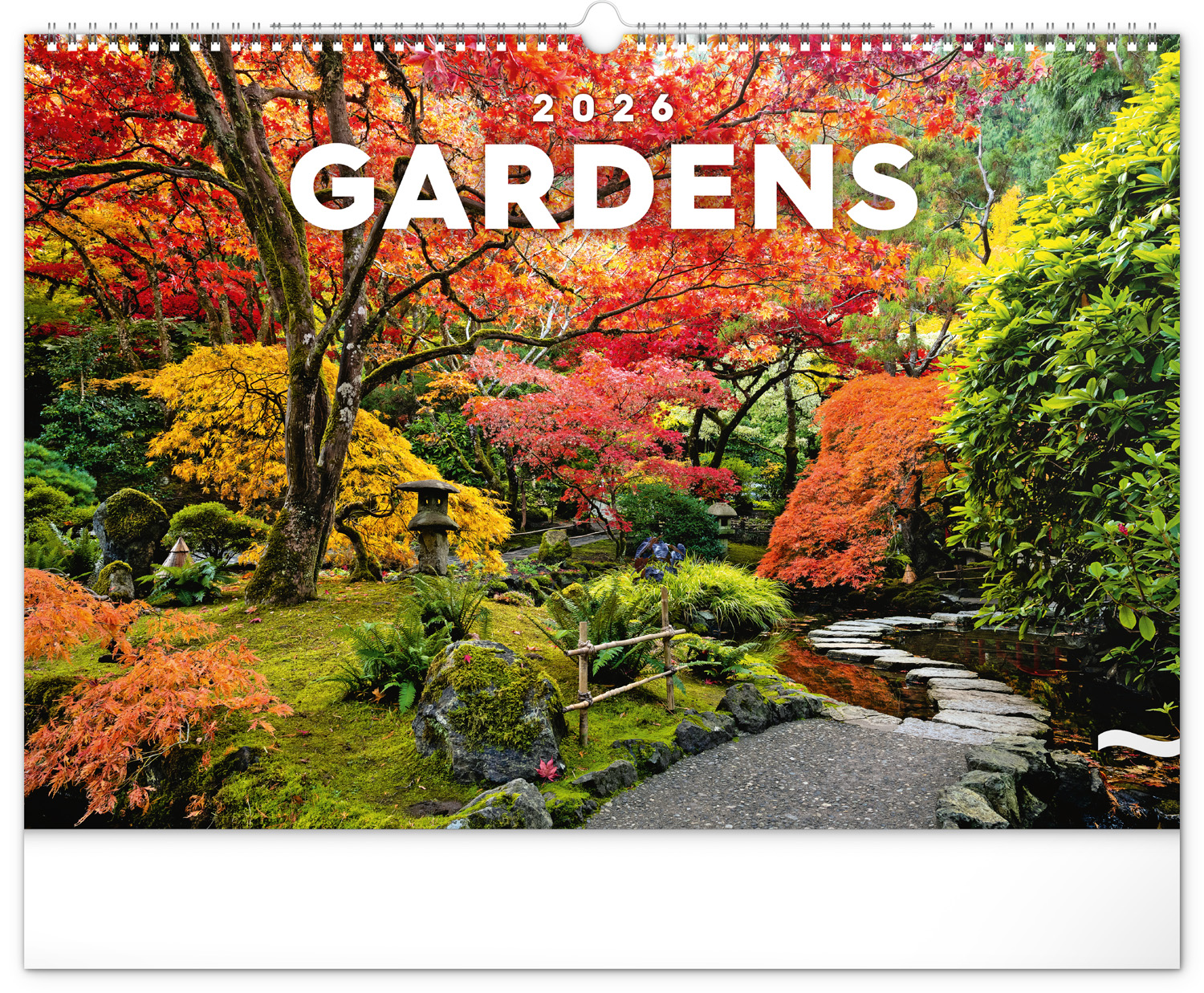 *P26  PGN-35196-L  NOTIQUE Nástěnný kalendář Zahrady 2026, 48 x 33 cm