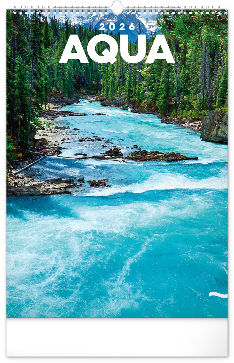 *P26  PGN-35206-L  NOTIQUE Nástěnný kalendář Voda 2026, 33 x 46 cm