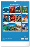 NOTIQUE Nástěnný kalendář Národní parky světa