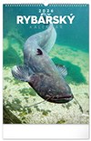 *P26  PGN-35737-L  NOTIQUE Nástěnný kalendář Rybářský 2026, 33 x 46 cm