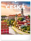 *P26  PGN-35750-L  NOTIQUE Nástěnný kalendář Česká republika 2026, 30 x 34 cm