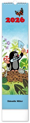 *P26  PGN-35758-L  NOTIQUE Nástěnný kalendář Krteček – Krtko 2026, 12 x 48 cm