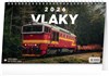 *P26  PGS-35328  NOTIQUE Stolní kalendář Vlaky 2026, 23,1 x 14,5 cm
