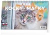 *P26  PGS-35348  NOTIQUE Stolní kalendář Kočky – Mačky CZ/SK 2026, 23,1 x 14,5 cm