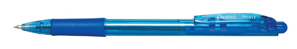 PENTEL BK417-C pero kuličkové modré - jednorázové