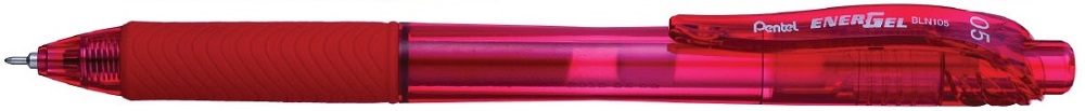 PENTEL BLN105-B gelový roller 0,5 červený  ENERGEL X