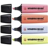 STABILO BOSS ORIGINAL zvýrazňovač Pastel 4 ks Sada 70/4-3
