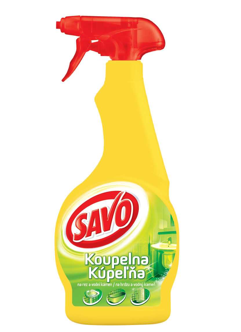 Savo Glanc čistič koupelen  500ml pump.