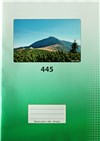 Sešit 445 bezdřevý A4 40 listů čtvereček
