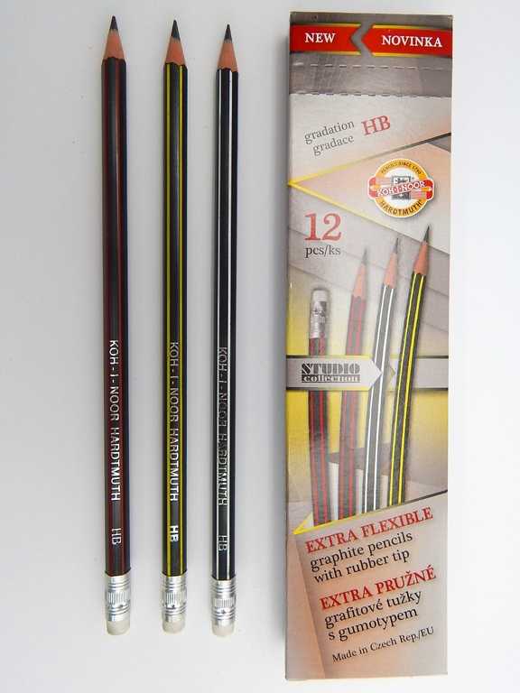 Tužka grafitová 1397 HB s gumou  extra pružná 