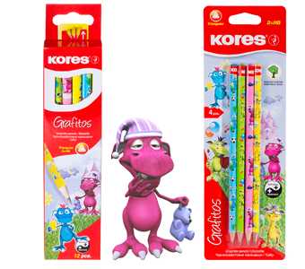 Tužka grafitová č.2 trojhranná  Dráček  92802