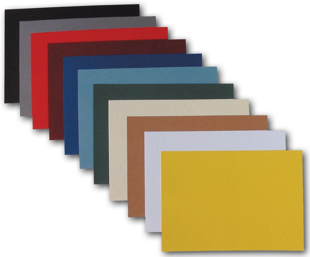 Vazba - Delta desky A4 černé imitace kůže 250g