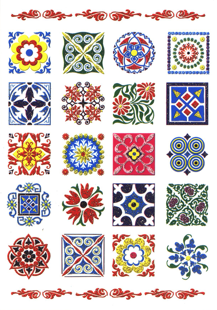 Velikonoční vodové obtisky na vajíčka - glitr 557