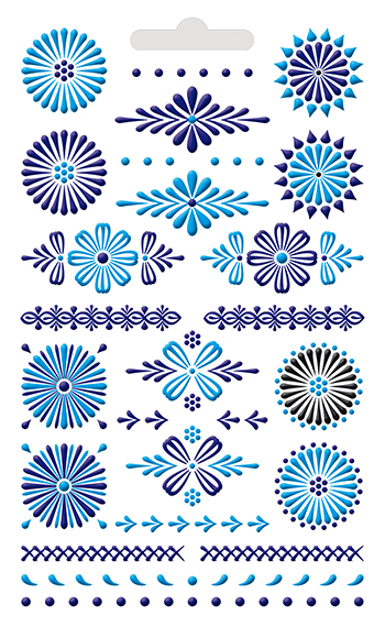 Velikonoční vodové obtisky na vajíčka - kraslice 562